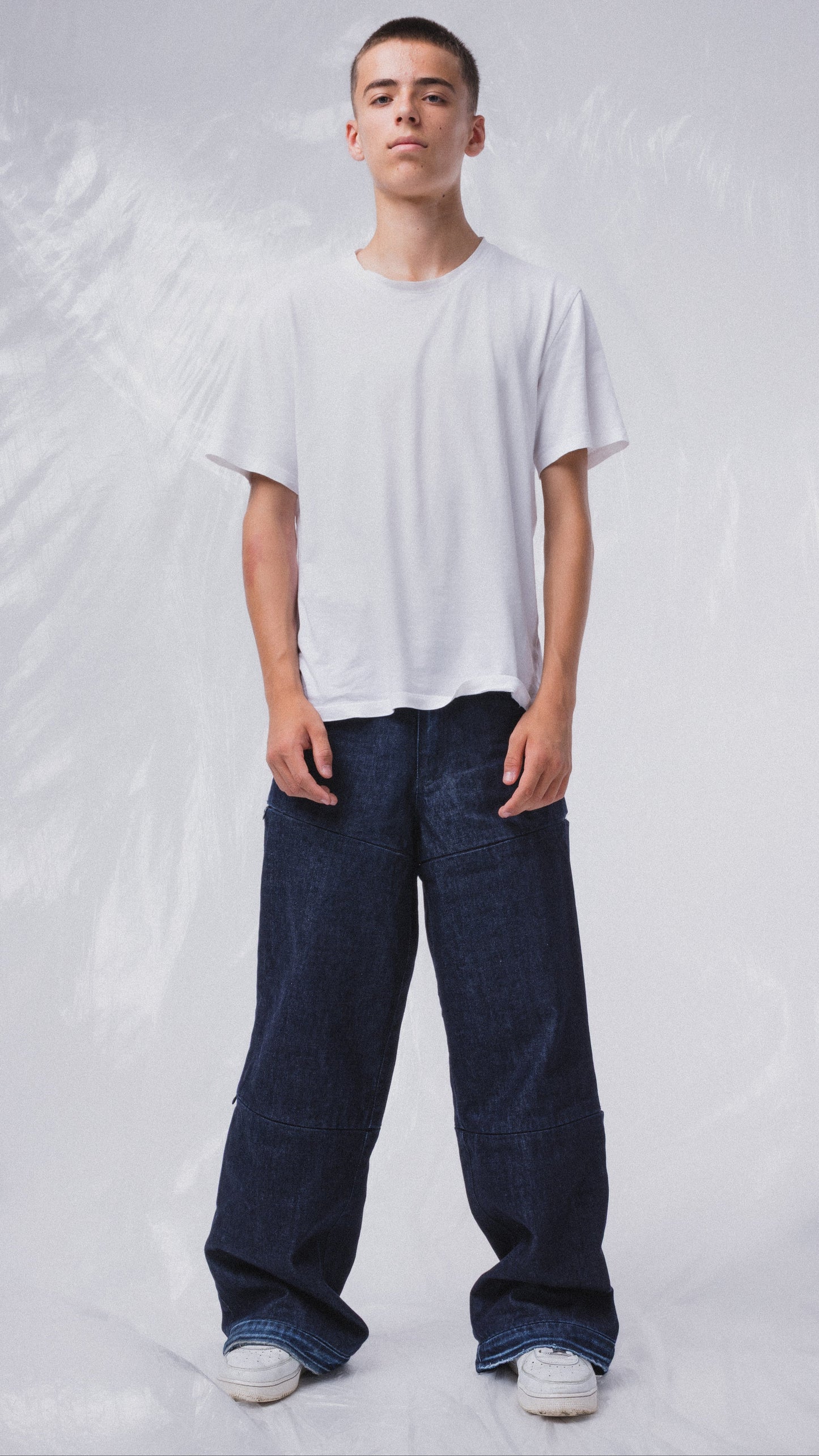 Il classico denim, he non tramonta mai, ma evoluto, con un sistema di zip intercambiabili